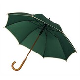 Värviliste õmbluste ja servadega automaatvihmavari 