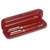 Roosipuust karp pastapliiatsi ja sulepeaga - hõbedased kaunistused